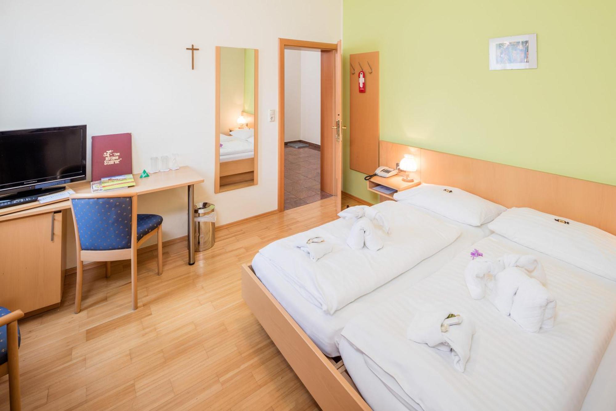ברוק אן דר מור Gasthaus Pension Zum Lustigen Steirer חדר תמונה